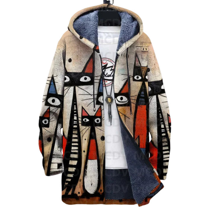 Kiara™ | Cardigan luxueux à l’inspiration artistique